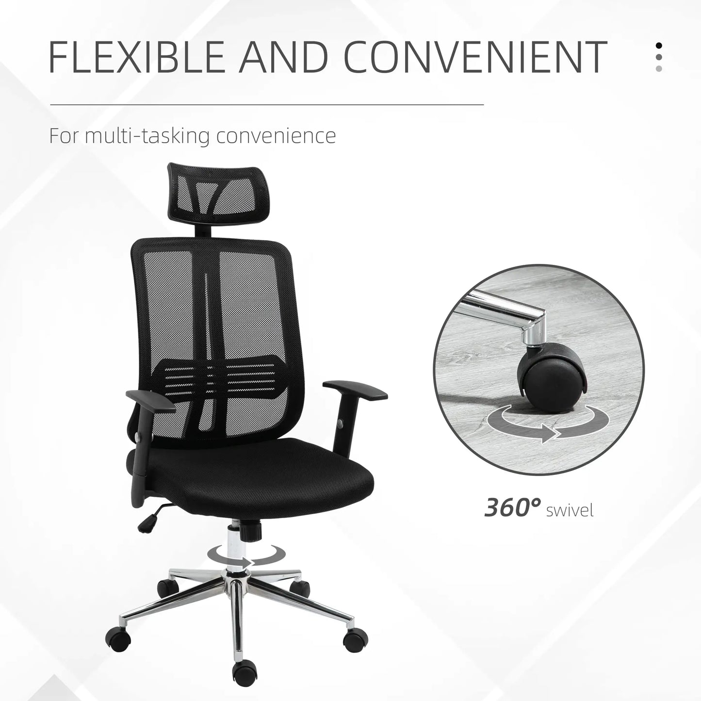 Mesh Back Adjustable Office Chair | OS - 04