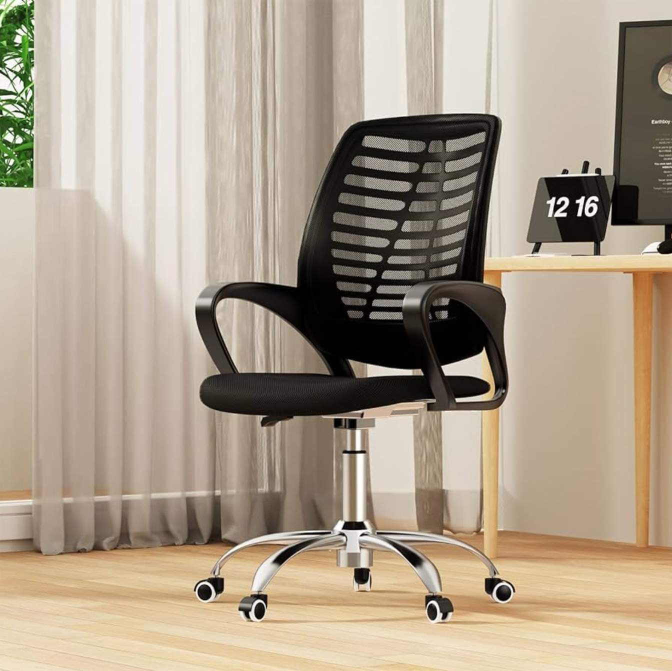 Ergonomic Mid Back Mesh Office Chair | OS - 2020