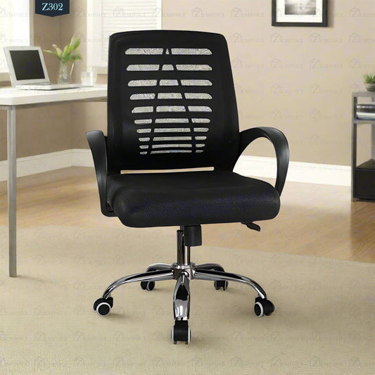 Ergonomic Mid Back Mesh Office Chair | OS - 2020