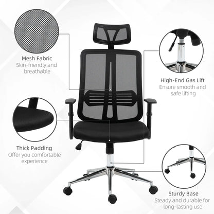 Mesh Back Adjustable Office Chair | OS - 04